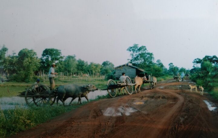 Country scene in Cambodia