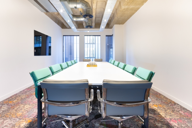 18 person meeting room the space aldgate dukes place