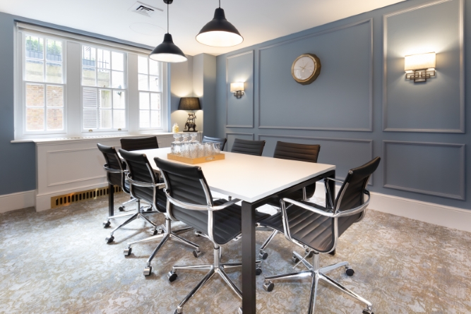 8 person meeting room space in the space mayfair grosvenor street