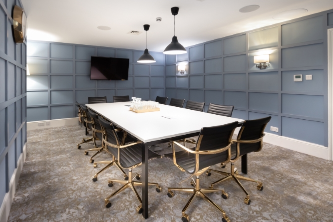 12 person meeting room space in the space mayfair