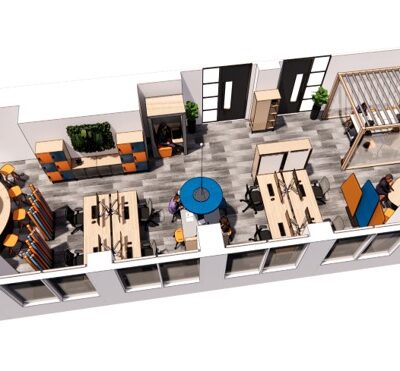 landmark office space agile walkthrough 06
