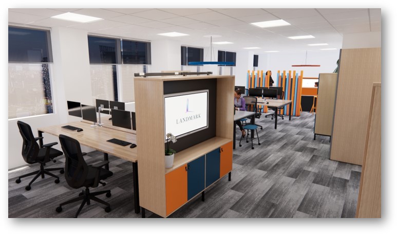 landmark office space agile walkthrough 05