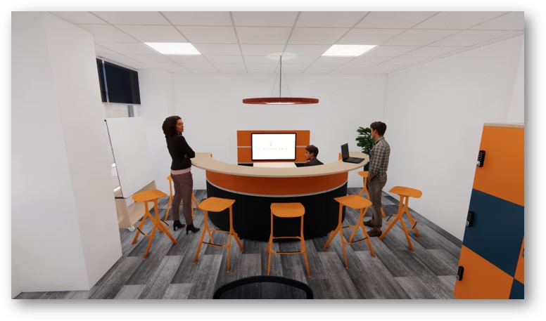 landmark office space agile walkthrough 04