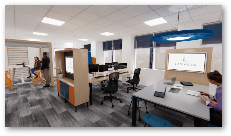 landmark office space agile walkthrough 02