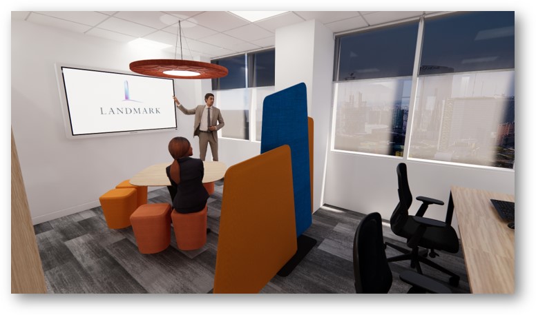 landmark office space agile walkthrough 01