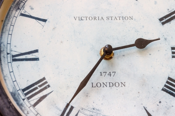 A clock with london victoria on the face of it. Dated 1747