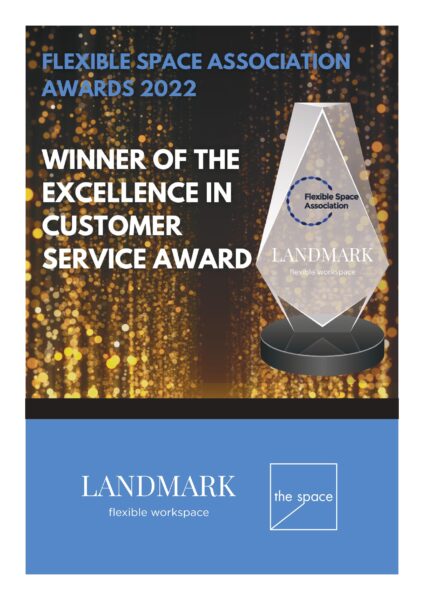 landmark award win 2022 flexsa excellence in customer service